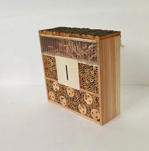 Natural Wooden Insect Hotel Garden Insect House